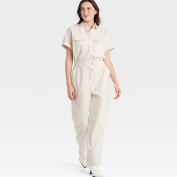 Universal Thread Pants - Women's Short Sleeve Boilersuit - Universal Thread